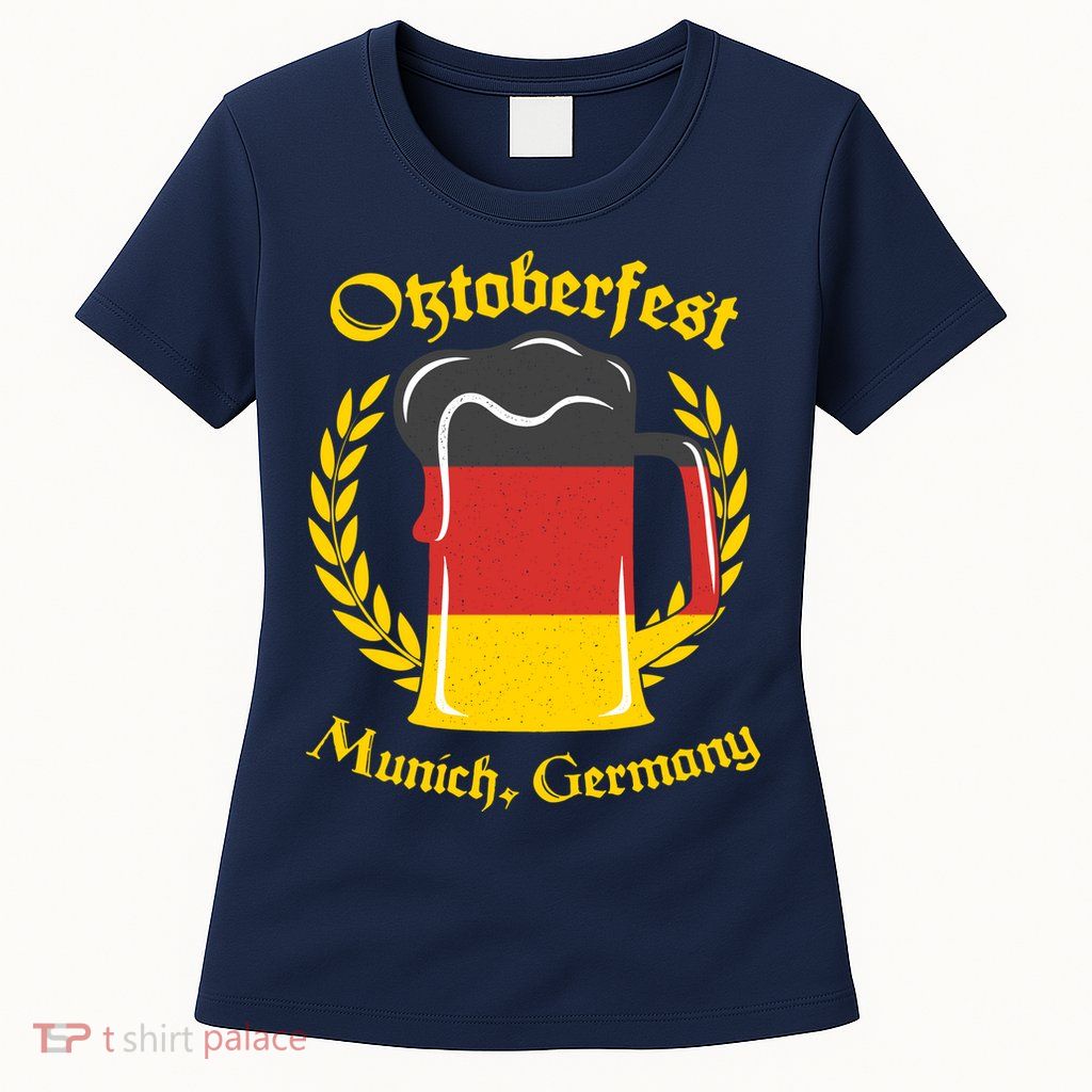 Oktoberfest Munich Germany Flag Mug Women's T-Shirt