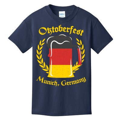 Oktoberfest Munich Germany Flag Mug Kids T-Shirt