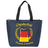 Oktoberfest Munich Germany Flag Mug Zip Tote Bag