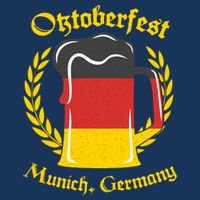 Oktoberfest Munich Germany Flag Mug Zip Tote Bag