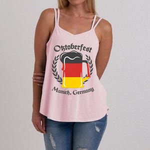 Oktoberfest Munich Germany Flag Mug Women's Strappy Tank