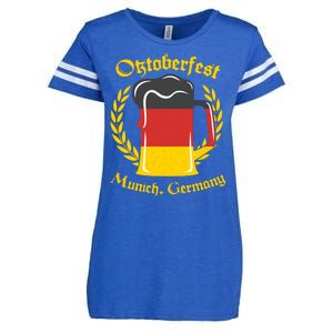 Oktoberfest Munich Germany Flag Mug Enza Ladies Jersey Football T-Shirt