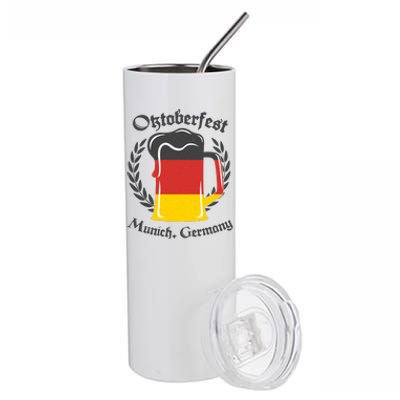 Oktoberfest Munich Germany Flag Mug Stainless Steel Tumbler