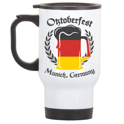 Oktoberfest Munich Germany Flag Mug Stainless Steel Travel Mug