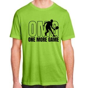 One More Game Omg Retro Funny Pickleball Lover Pickle Ball Adult ChromaSoft Performance T-Shirt