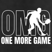 One More Game Omg Retro Funny Pickleball Lover Pickle Ball Garment-Dyed Fleece Hoodie