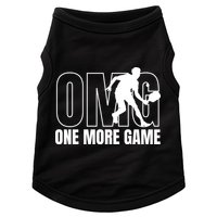 One More Game Omg Retro Funny Pickleball Lover Pickle Ball Doggie Tank