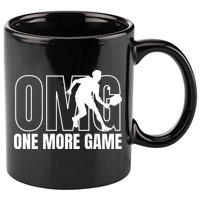 One More Game Omg Retro Funny Pickleball Lover Pickle Ball 11oz C Handle Ceramic Mug