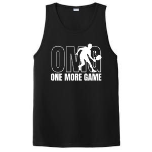 One More Game Omg Retro Funny Pickleball Lover Pickle Ball PosiCharge Competitor Tank