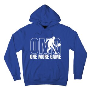 One More Game Omg Retro Funny Pickleball Lover Pickle Ball Hoodie