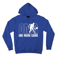 One More Game Omg Retro Funny Pickleball Lover Pickle Ball Hoodie