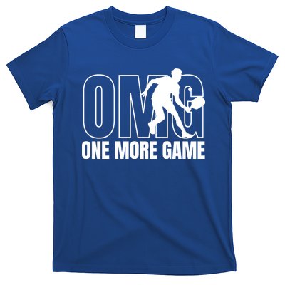 One More Game Omg Retro Funny Pickleball Lover Pickle Ball T-Shirt