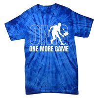 One More Game Omg Retro Funny Pickleball Lover Pickle Ball Tie-Dye T-Shirt