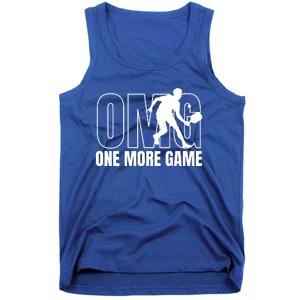 One More Game Omg Retro Funny Pickleball Lover Pickle Ball Tank Top