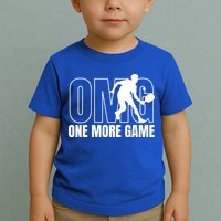 One More Game Omg Retro Funny Pickleball Lover Pickle Ball Toddler T-Shirt