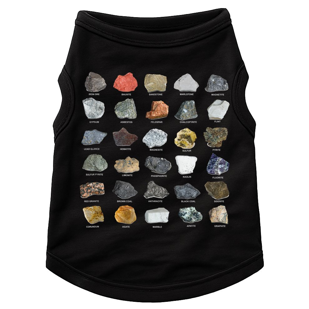 Ores Minerals Gems And Crystals Rock Collecting Doggie Tank