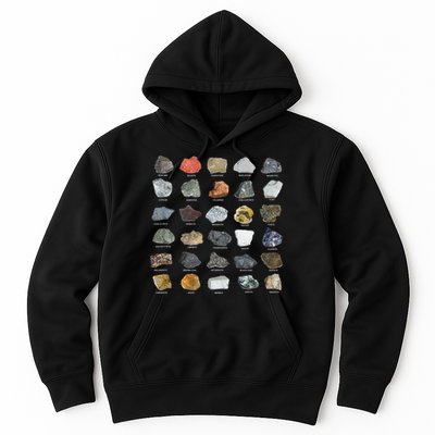 Ores Minerals Gems And Crystals Rock Collecting Hoodie