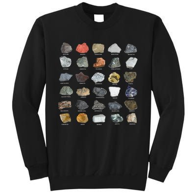 Ores Minerals Gems And Crystals Rock Collecting Sweatshirt