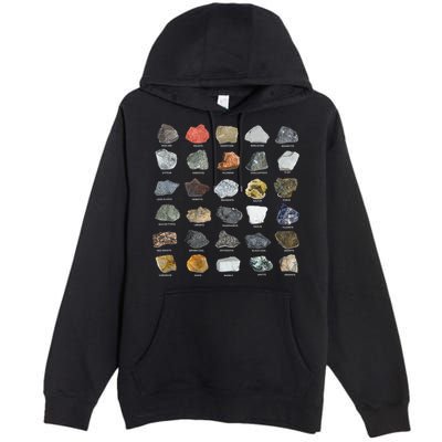 Ores Minerals Gems And Crystals Rock Collecting Premium Pullover Hoodie