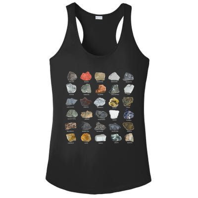 Ores Minerals Gems And Crystals Rock Collecting Ladies PosiCharge Competitor Racerback Tank