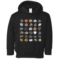 Ores Minerals Gems And Crystals Rock Collecting Toddler Hoodie