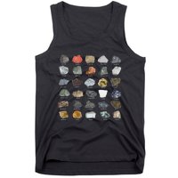 Ores Minerals Gems And Crystals Rock Collecting Tank Top