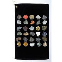 Ores Minerals Gems And Crystals Rock Collecting Golf Towel