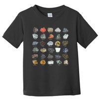 Ores Minerals Gems And Crystals Rock Collecting Toddler T-Shirt