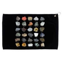 Ores Minerals Gems And Crystals Rock Collecting Grommeted Golf Towel