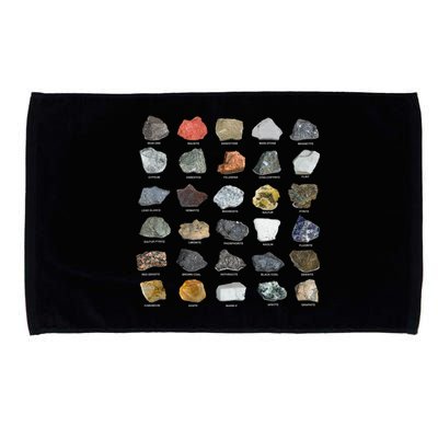 Ores Minerals Gems And Crystals Rock Collecting Microfiber Hand Towel