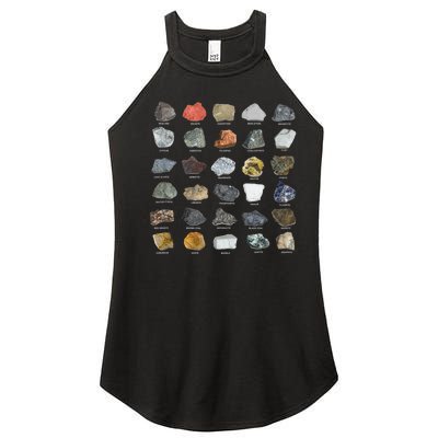 Ores Minerals Gems And Crystals Rock Collecting Women’s Perfect Tri Rocker Tank