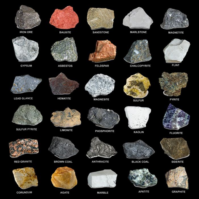 Ores Minerals Gems And Crystals Rock Collecting Zip Tote Bag