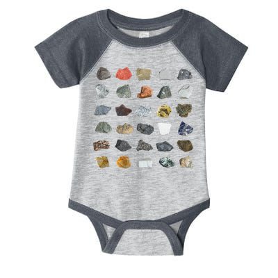 Ores Minerals Gems And Crystals Rock Collecting Infant Baby Jersey Bodysuit