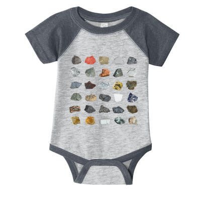 Ores Minerals Gems And Crystals Rock Collecting Infant Baby Jersey Bodysuit