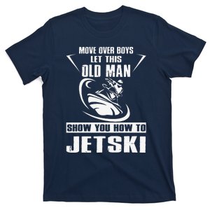 Old Man How To Jetski Cool retro Jet-Ski Jet Skiing T-Shirt