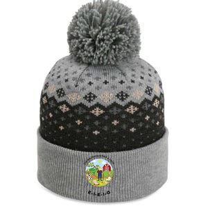 Old MacDonald Had A Farm English Nursery Rhyme Theme The Baniff Cuffed Pom Beanie