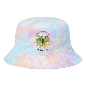 Old MacDonald Had A Farm English Nursery Rhyme Theme Tie Dye Newport Bucket Hat