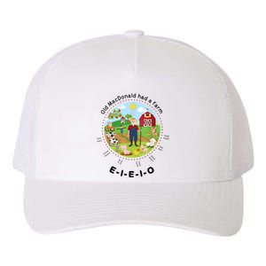 Old MacDonald Had A Farm English Nursery Rhyme Theme Yupoong Adult 5-Panel Trucker Hat