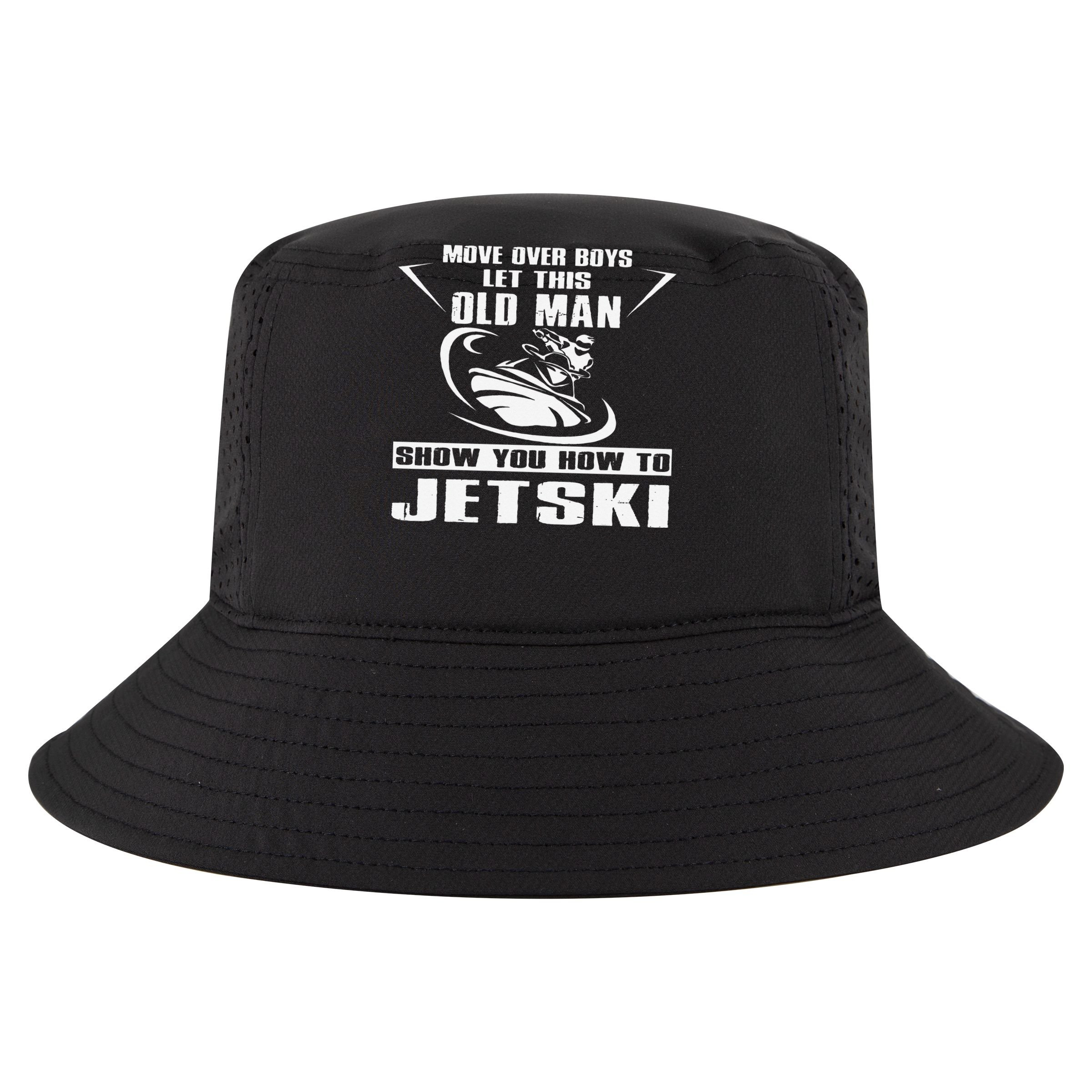 Old Man How To Jetski Cool Retro JetSki Jet Skiing Apron