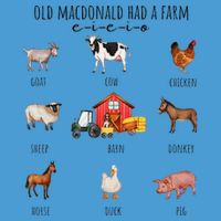 Old Macdonald Had A Farm E I E I O Nursery Song Tie Dye Hoodie