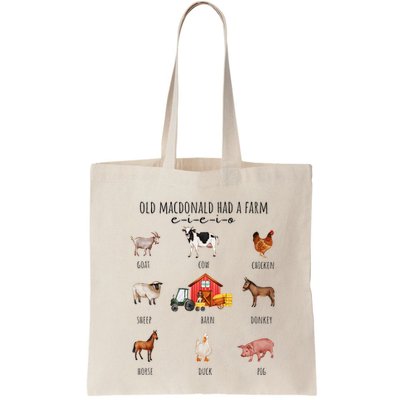 Old Macdonald Had A Farm E I E I O Nursery Song Bag