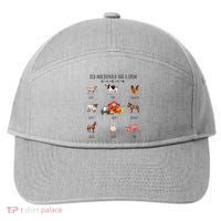 Old Macdonald Had A Farm E I E I O Nursery Song 7-Panel Snapback Hat