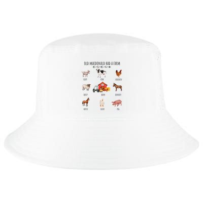 Old Macdonald Had A Farm E I E I O Nursery Song Cool Comfort Performance Bucket Hat