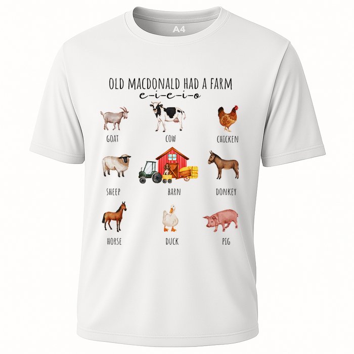 Old Macdonald Had A Farm E I E I O Nursery Song Performance Shirt