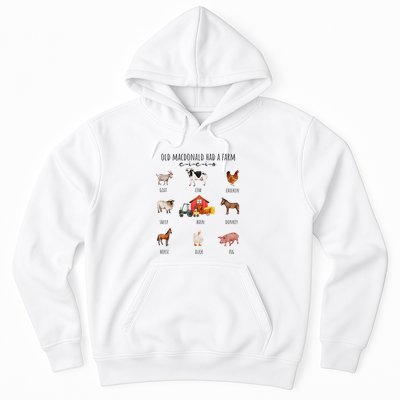 Old Macdonald Had A Farm E I E I O Nursery Song Hoodie