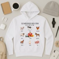 Old Macdonald Had A Farm E I E I O Nursery Song Hoodie