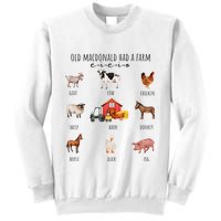 Old Macdonald Had A Farm E I E I O Nursery Song Sweatshirt