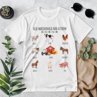Old Macdonald Had A Farm E I E I O Nursery Song Premium T-Shirt