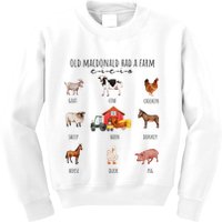 Old Macdonald Had A Farm E I E I O Nursery Song Kids Sweatshirt