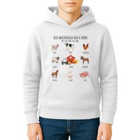Old Macdonald Had A Farm E I E I O Nursery Song Kids Hoodie